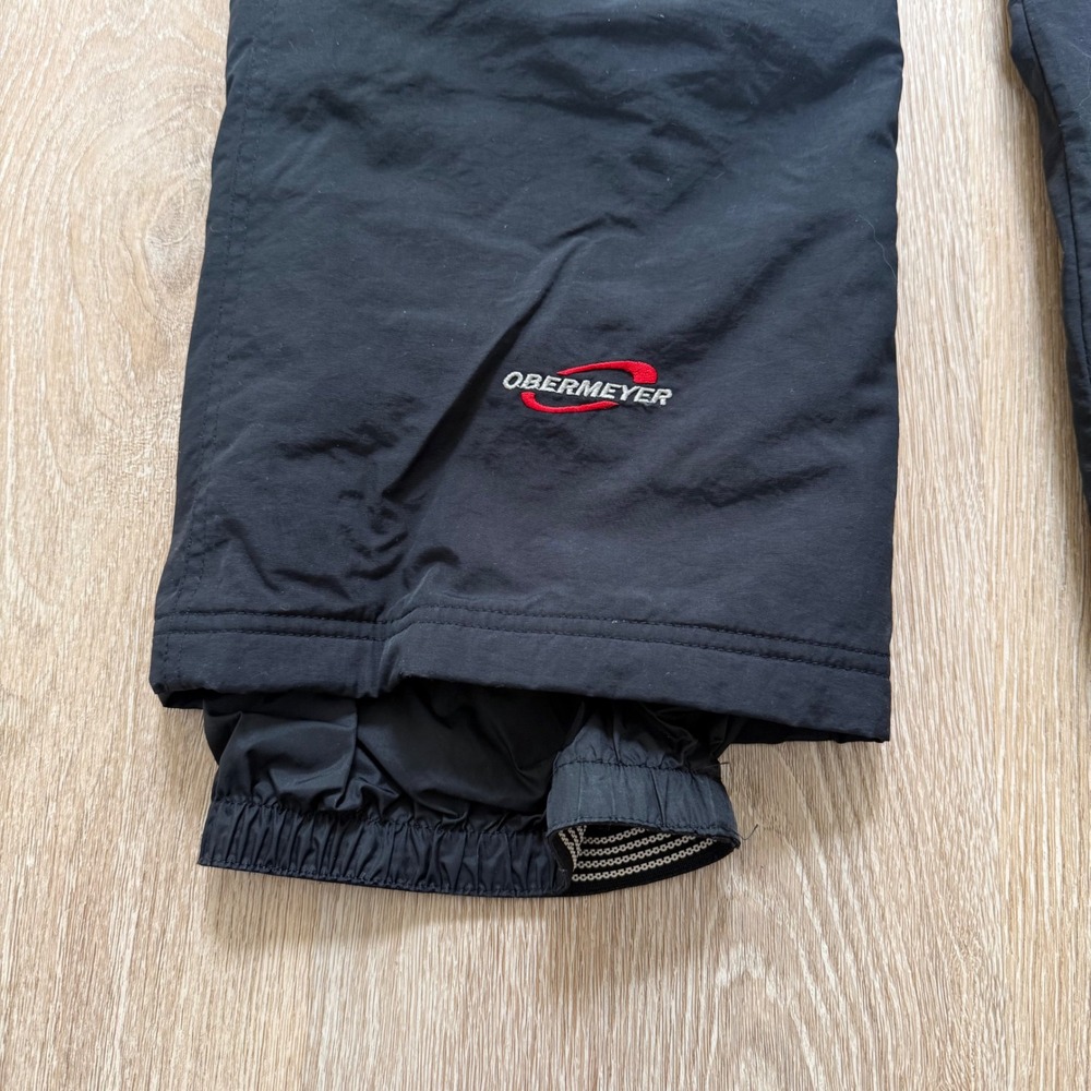 VTG Obermeyer Snowboard Pants Mens Small Short Black Insulated Ski Trousers - Picture 8 of 9